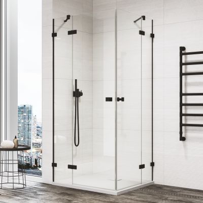 Sprchové kúty SanSwiss ANNEA BLACK LINE - AN13W + AN13W