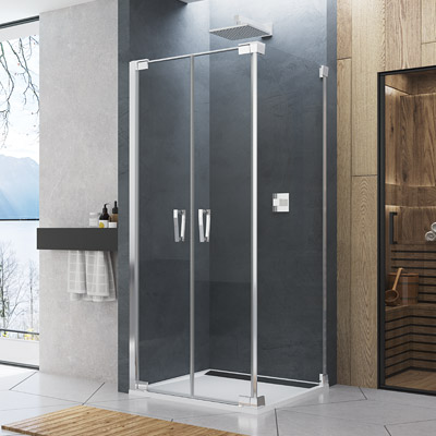 Sprchové kúty SanSwiss CADURA - CA2C+CAT2