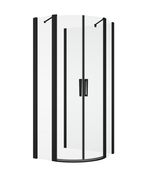 Sprchové kúty Sanswiss D22ERB+D22F1 BLACK LINE