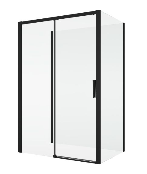 Sprchové kúty Sanswiss D22S2B+D22F1+D22F3 BLACK LINE