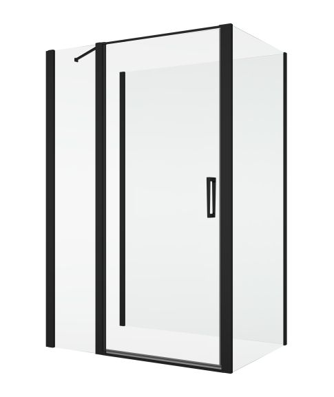 Sprchové kúty Sanswiss D22T13+D22F1+D22F3 BLACK LINE