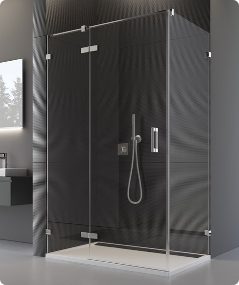 Sprchové kúty Sanswiss PUR - PU13P+PUDT2P