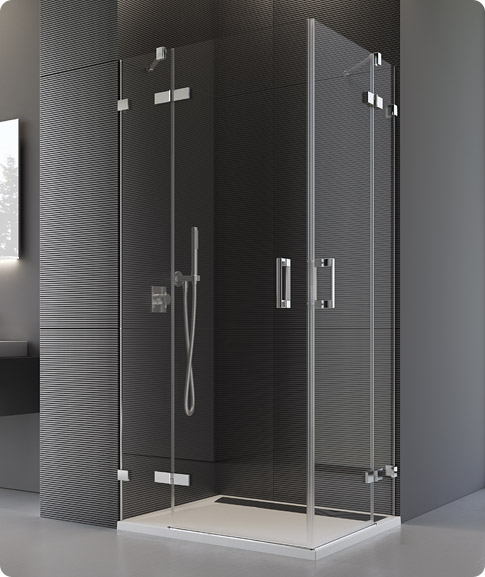 Sprchové kúty Sanswiss PUR - PUE2 G+D