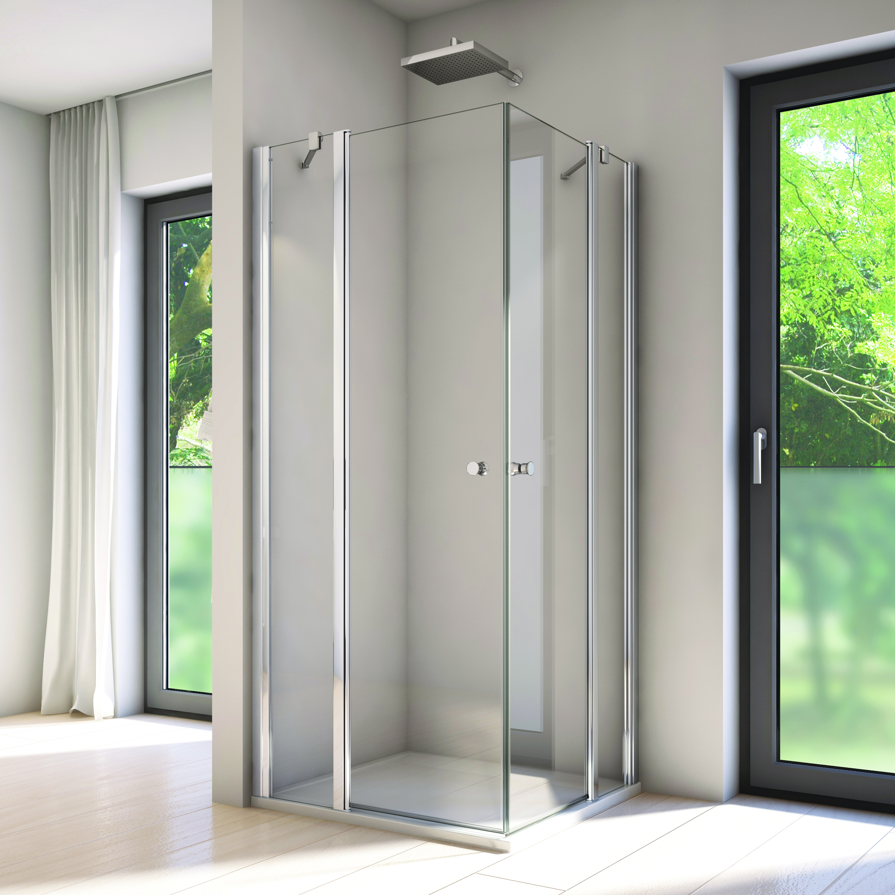 Sprchové kúty SanSwiss SOLINO SOL13+SOL13