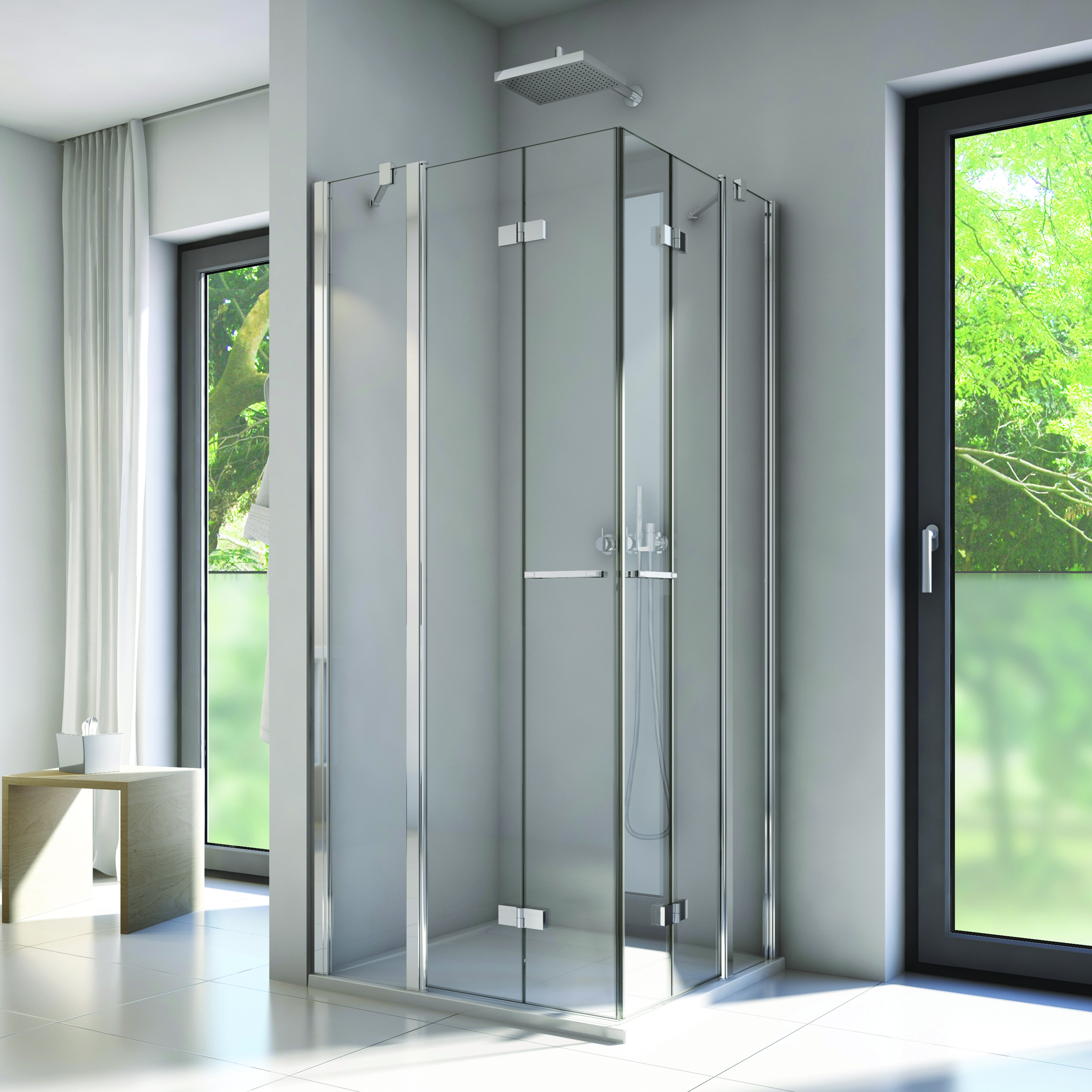 Sprchové kúty SanSwiss SOLINO SOLF13+SOLF13